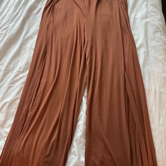 Shein Women's Wide Leg Slit Pants - Picture 2 of 2
